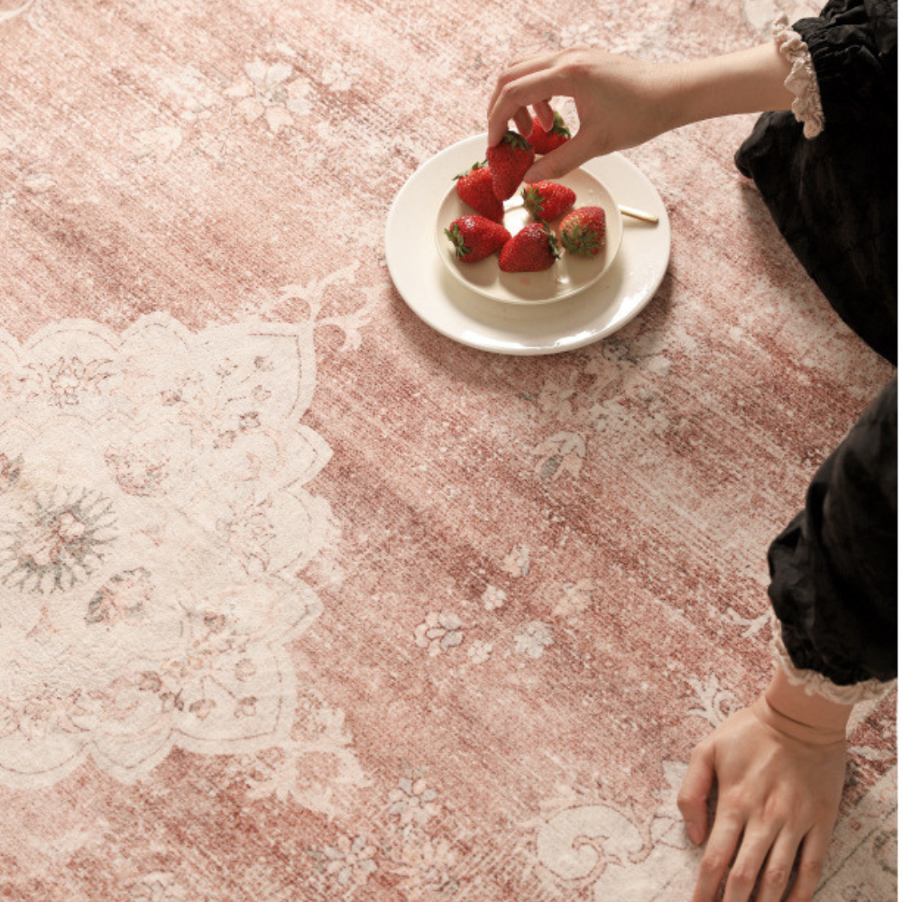 Glitzernder Wald Vintage Teppiche